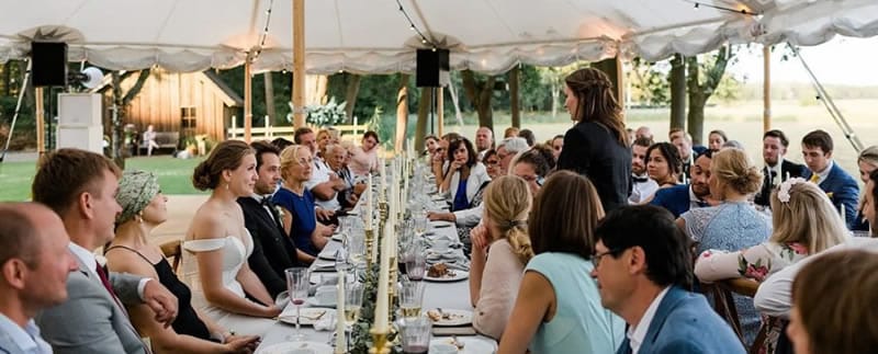 huwelijksdiner thuis